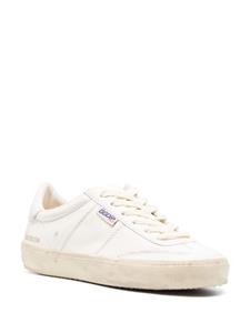 Golden Goose distressed-effect leather sneakers - Wit