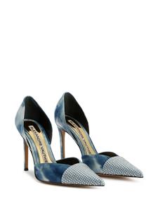 Alexandre Vauthier Pumps met tie-dye print - Blauw