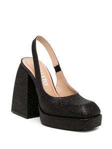 Nodaleto Bulla Jill sandalen met glitters - Zwart