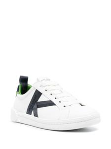 Kate Spade embossed-logo leather sneakers - Wit