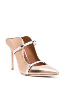 Malone Souliers Maureen 115mm leather mules - Goud