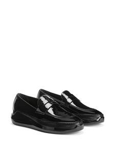 Giuseppe Zanotti Conley Glam patent leather loafers - Zwart