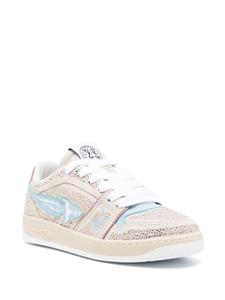 Enterprise Japan Rocket crystal-embellished low-top sneakers - Beige