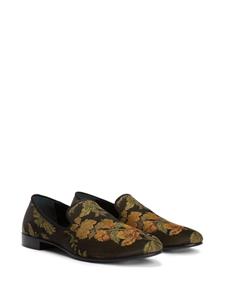 Giuseppe Zanotti floral-embroidered slip-on loafers - Veelkleurig