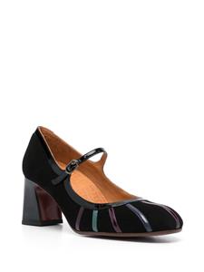 Chie Mihara Aguta 70mm suede pumps - Zwart