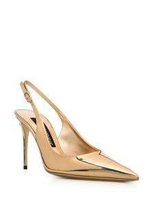 Dolce & Gabbana 100mm pointed-toe pumps - Goud