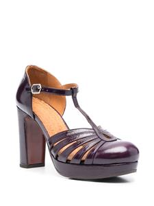 Chie Mihara Yeilo 110mm block-heel pumps - Paars