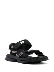 Balenciaga Tourist sandalen met klittenband - Zwart