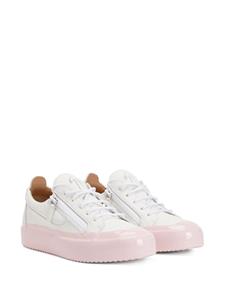 Giuseppe Zanotti Gail sneakers met contrasterende zool - Wit