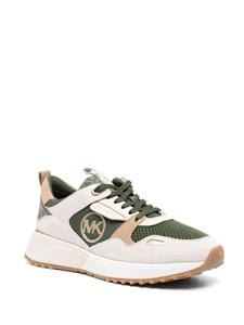 Michael Kors Allie Stride Mixed-Media sneakers - Groen