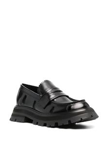Alexander McQueen Wander chunky leather loafers - Zwart