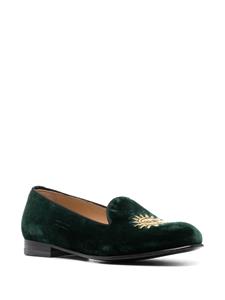 Scarosso Fluwelen loafers - Groen