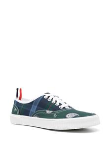 Thom Browne Heritage sneakers met tartan ruit - Groen