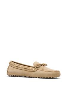 Car Shoe Lux Driving suede loafers - Beige