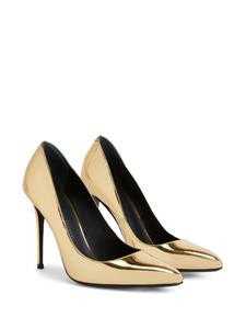 Giuseppe Zanotti Pumps met lakleren hak - Goud