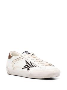 Golden Goose star-patch lace-up sneakers - Wit