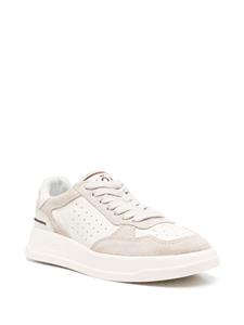 GHŌUD panelled leather sneakers - Beige