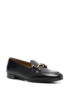 Edhen Milano hook-detail leather loafers - Zwart