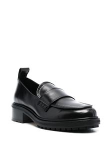 Aeyde Ruth 40mm leather loafers - Zwart