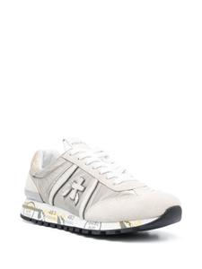 Premiata Lucy logo-patch sneakers - Beige