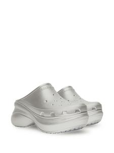 Balenciaga x Crocs™ chunky slippers - Zilver