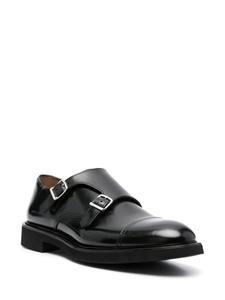 Doucal's buckle-fastening monk shoes - Zwart