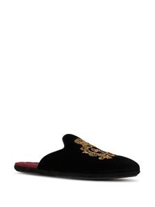 Dolce & Gabbana Coat Of Arms slippers - Zwart