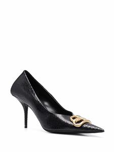 Balenciaga Pumps met logoplakkaat - Zwart