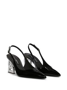 Dolce & Gabbana Slingback pumps met logo - Zwart