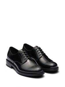Prada Leren derby schoenen - Zwart