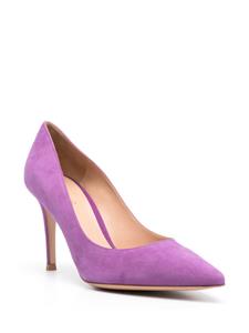 Gianvito Rossi Gianvito 85mm suede pumps - Paars