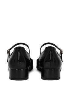 Dolce & Gabbana logo-plaque mary jane shoes - Zwart