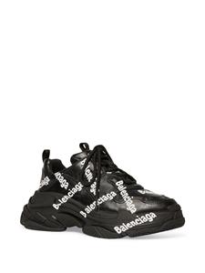 Balenciaga Sneakers met logoprint - Zwart