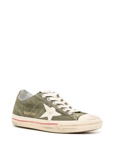 Golden Goose V-Star leren sneakers - Groen