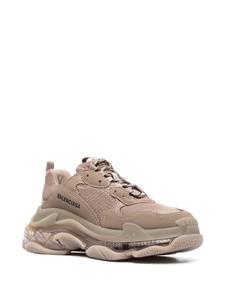 Balenciaga Triple S sneakers met doorzichtige zool - Bruin