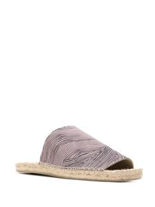 Amir Slama x Cervera espadrilles met print - Beige