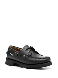 Sebago logo-tag leather loafers - Zwart