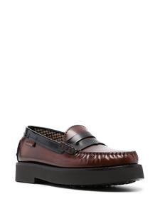 Tod's two-tone leather loafers - Bruin