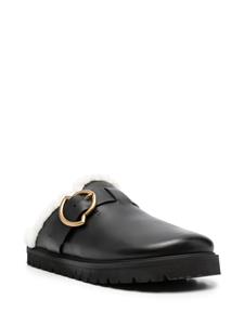 Moncler Bell leather mules - Zwart