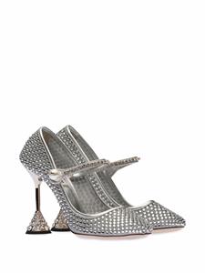 Miu Miu Pumps met parel bandje - Zilver