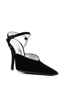 Philosophy Di Lorenzo Serafini 125mm pointed-toe velvet pumps - Zwart