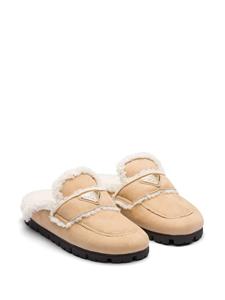 Prada Lammy slippers - Beige