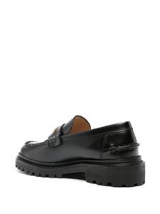 ISABEL MARANT Frezza chunky leather loafers - Zwart
