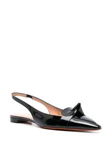Santoni Slingback schoenen van lakleer - Zwart