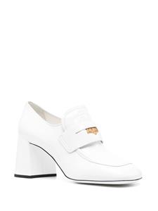 Miu Miu 75mm leather penny loafers - Wit