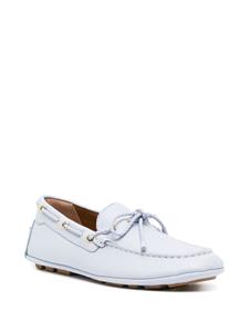Bally leather boat loafers - Blauw
