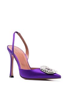 Amina Muaddi Camelia slingback pumps - Paars