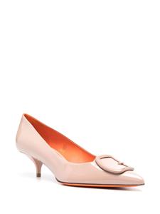 Santoni Pumps met puntige neus - Roze