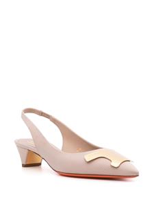 Santoni Slingback pumps - Beige