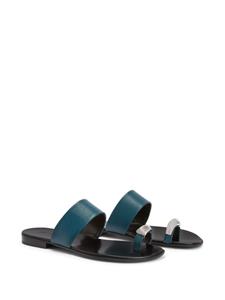 Giuseppe Zanotti Norbert leather sandals - Blauw
